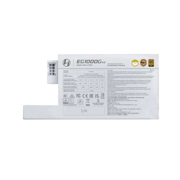 LIAN LI EDGE Gold V2 – Alimentation ATX 3.1 modulaire 80 Plus Gold