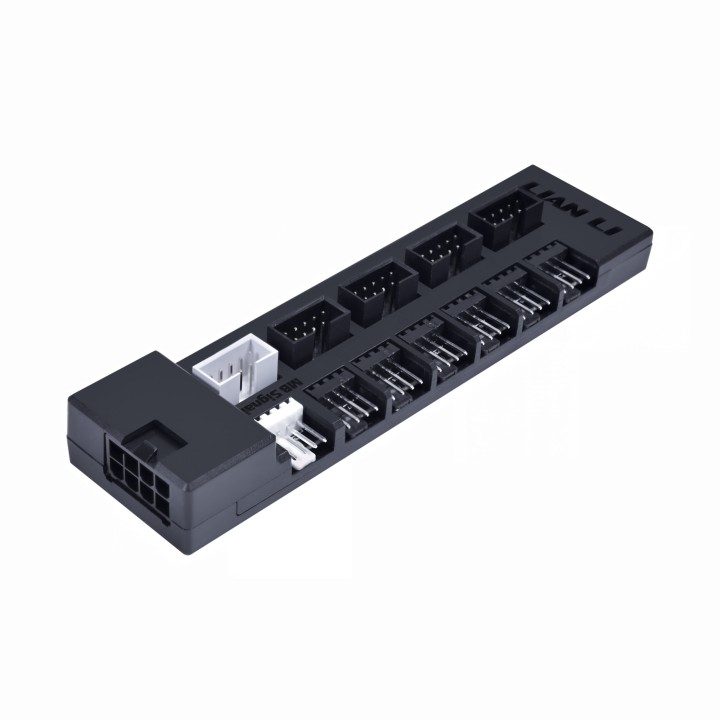 LIAN LI EDGE Hub V2 – Hub USB double puce, 4 ports USB et 6 ports ventilateurs PWM