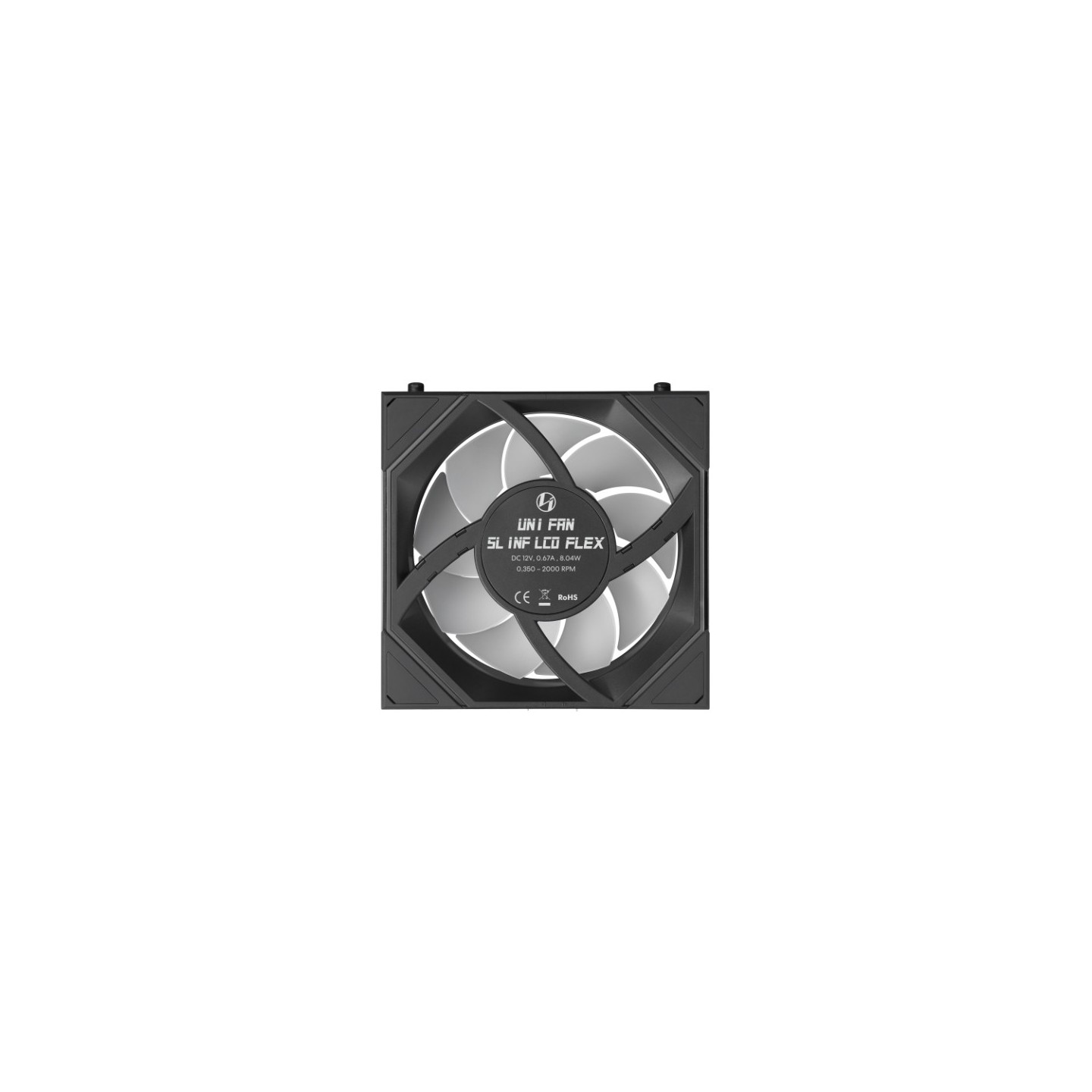 LIAN LI UNI FAN SL-INF FLEX – Ventilateur ARGB 120 mm avec écran LCD 1,8″