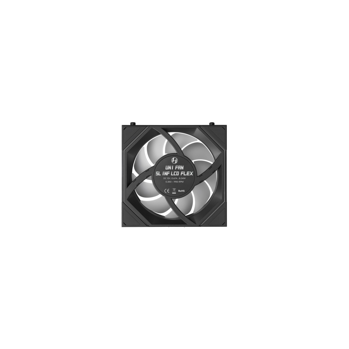 LIAN LI UNI FAN SL-INF FLEX – Ventilateur ARGB 120 mm avec écran LCD 1,8″