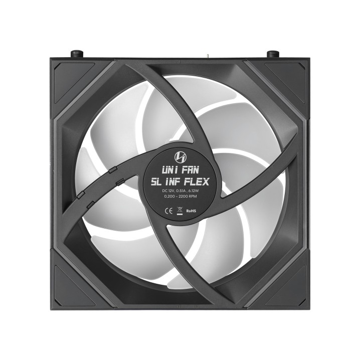 LIAN LI UNI FAN SL-INF FLEX – Ventilateur ARGB 120 mm avec écran LCD 1,8″