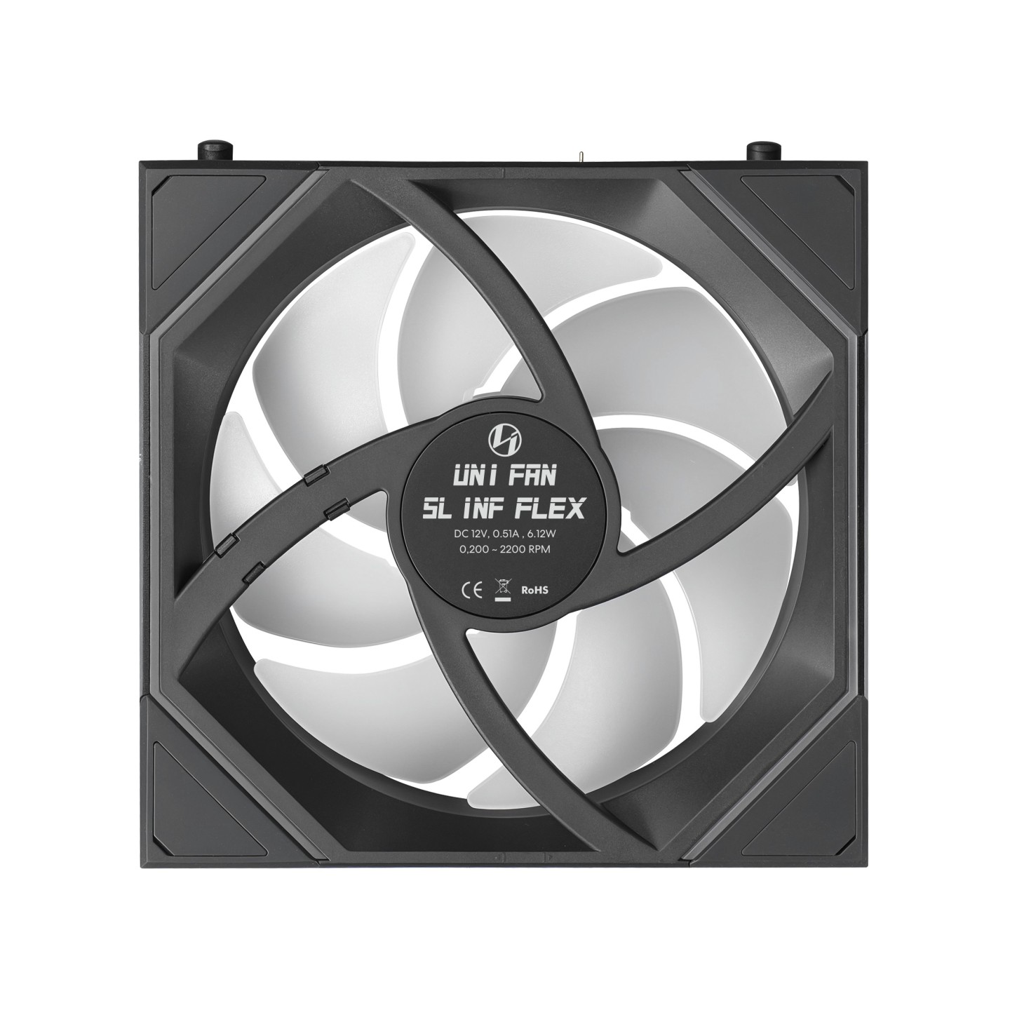 LIAN LI UNI FAN SL-INF FLEX – Ventilateur ARGB 120 mm avec écran LCD 1,8″