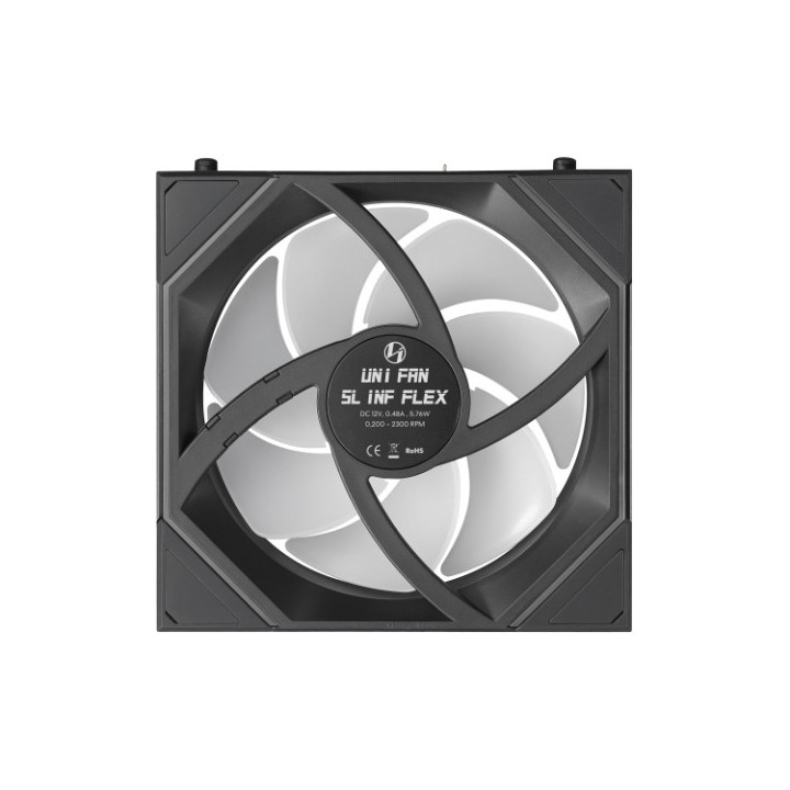 LIAN LI UNI FAN SL-INF FLEX – Ventilateur ARGB 120 mm avec écran LCD 1,8″