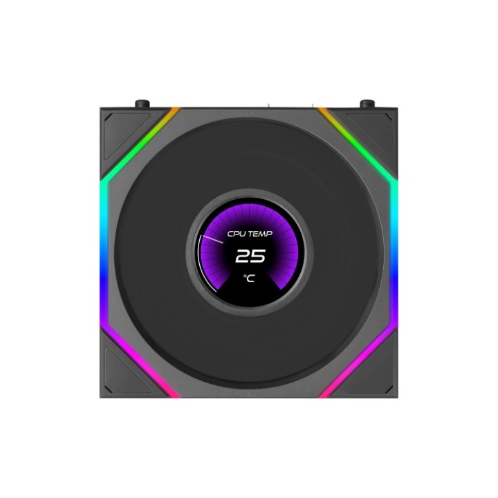 LIAN LI UNI FAN TL FLEX – Ventilateur ARGB 120 mm avec écran LCD 1,8″