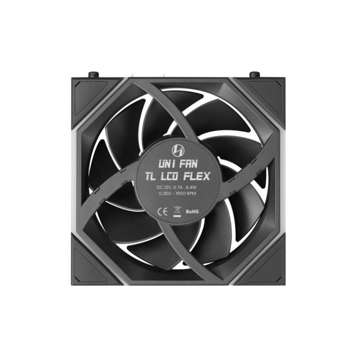 LIAN LI UNI FAN TL FLEX – Ventilateur ARGB 120 mm avec écran LCD 1,8″