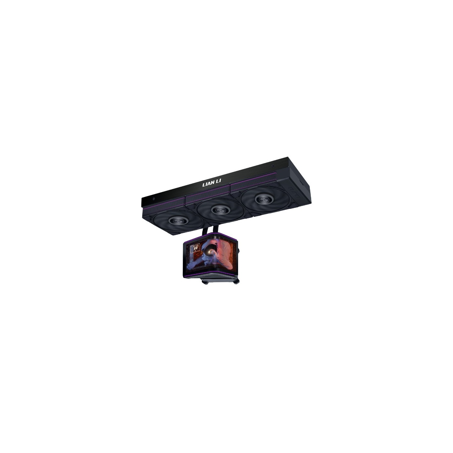 LIAN LI HydroShift II OLED Curved – Watercooling AIO 360 mm avec écran OLED incurvé