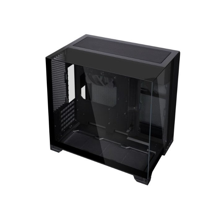 LIAN LI O11 Vision-M – Boîtier compact à double chambre en verre trempé