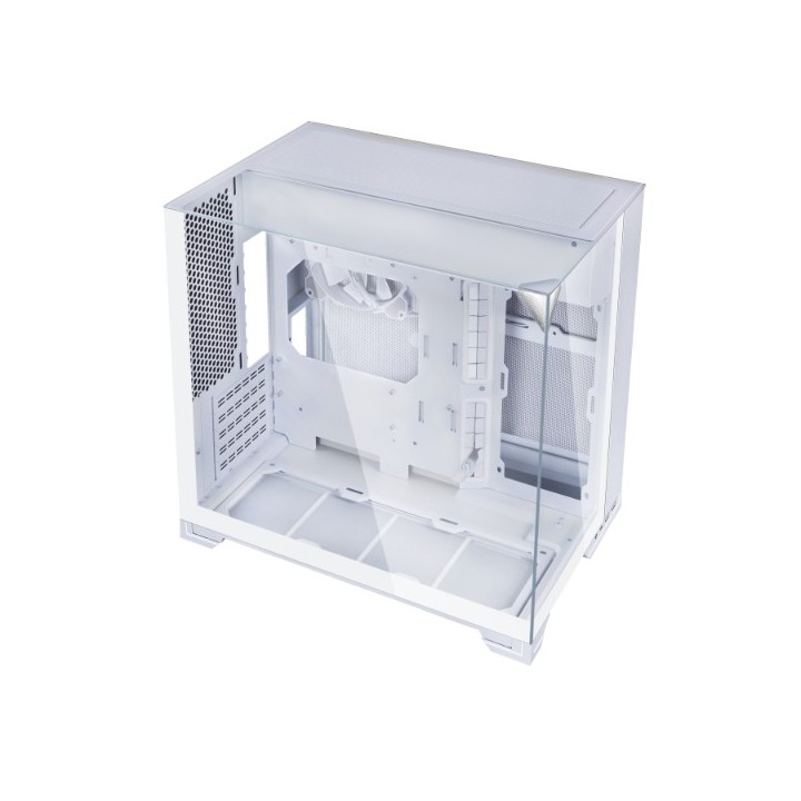 LIAN LI O11 Vision-M – Boîtier compact à double chambre en verre trempé
