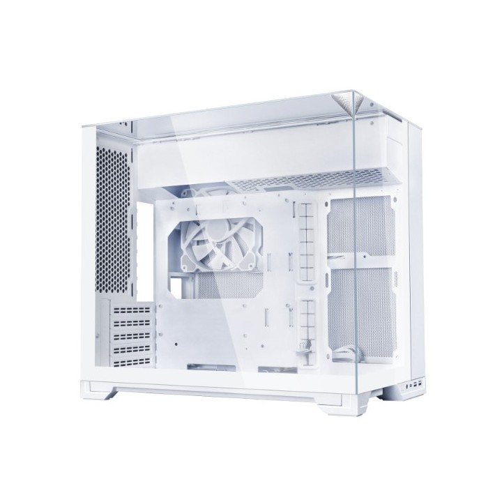 LIAN LI O11 Vision-M – Boîtier compact à double chambre en verre trempé