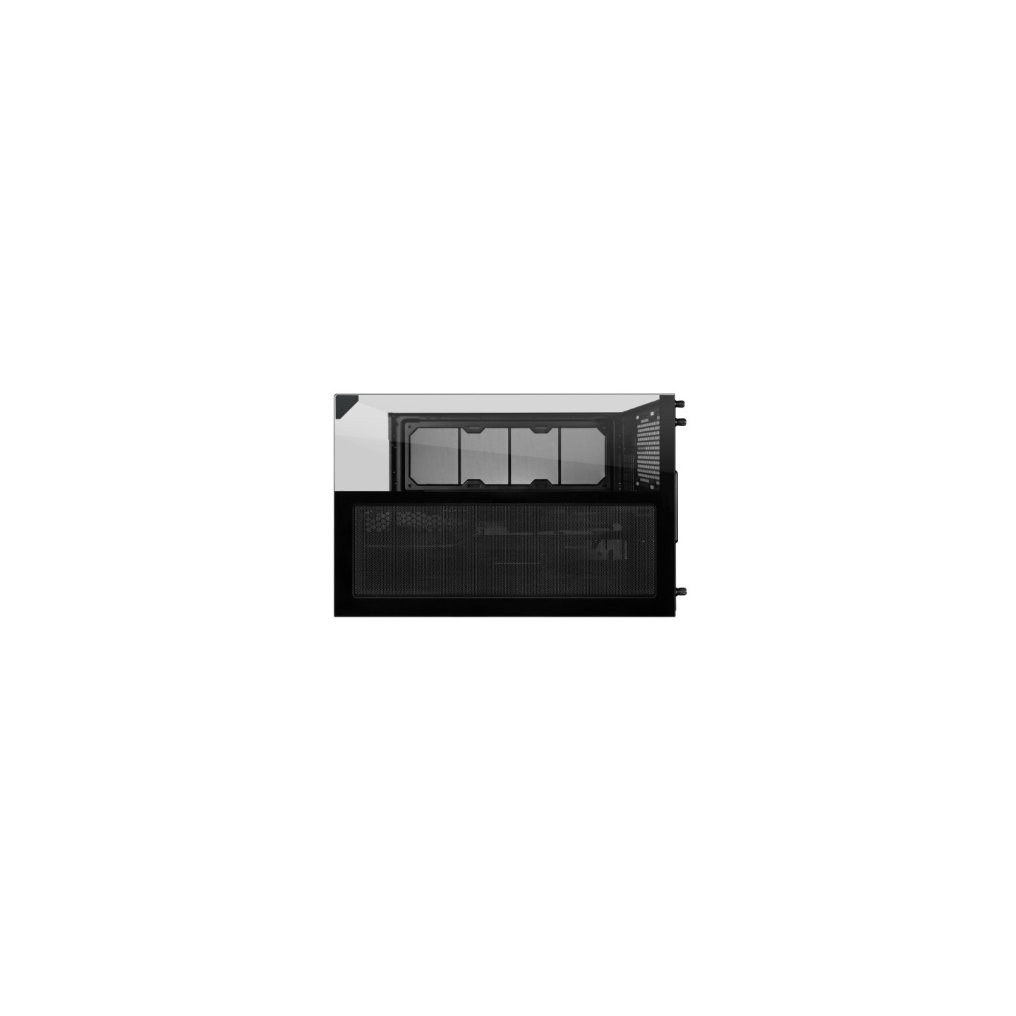 LIAN LI O11 Vision-M – Boîtier compact à double chambre en verre trempé