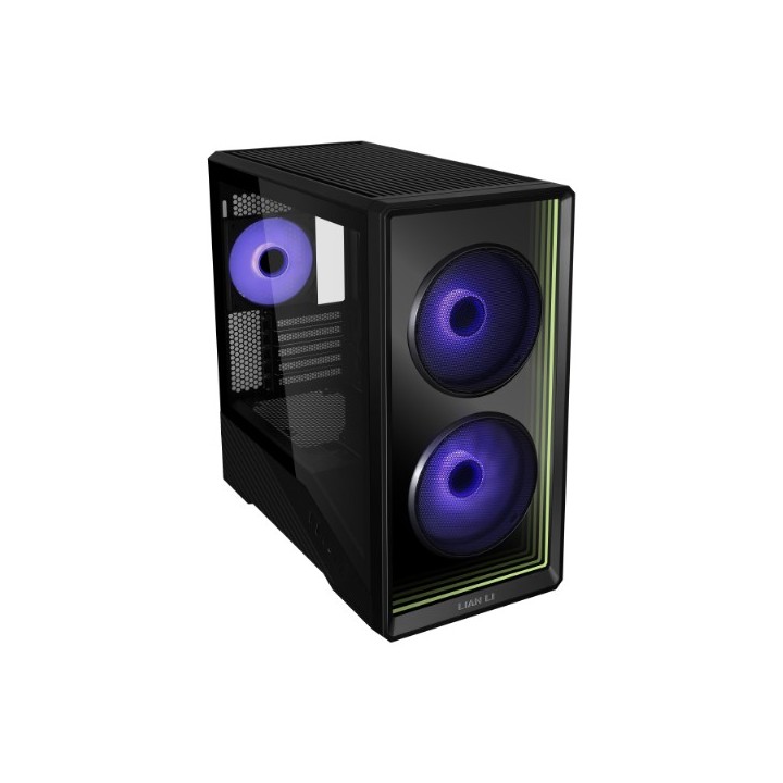 LIAN LI Vector V150 INF – Boîtier compact mATX en verre trempé, ARGB infinity