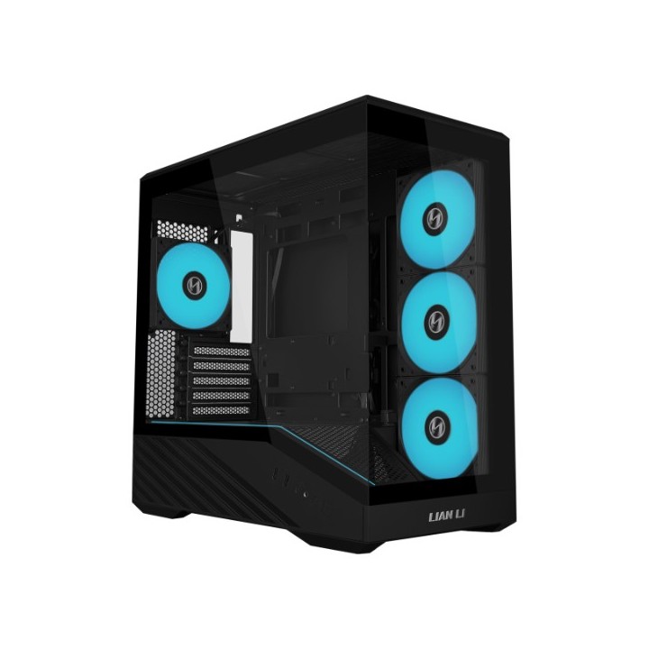 LIAN LI Vector V100 MINI – Boîtier compact mATX en verre trempé, éclairage ARGB
