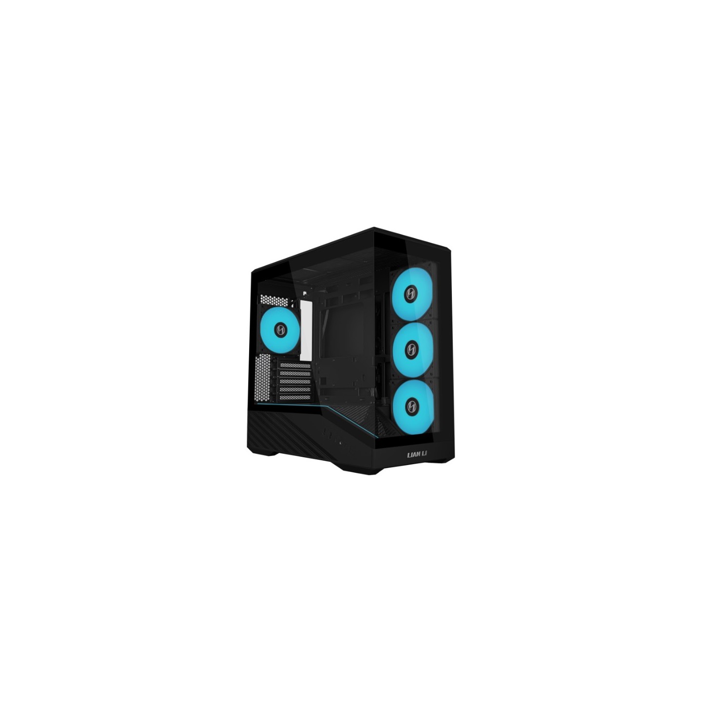 LIAN LI Vector V100 MINI – Boîtier compact mATX en verre trempé, éclairage ARGB