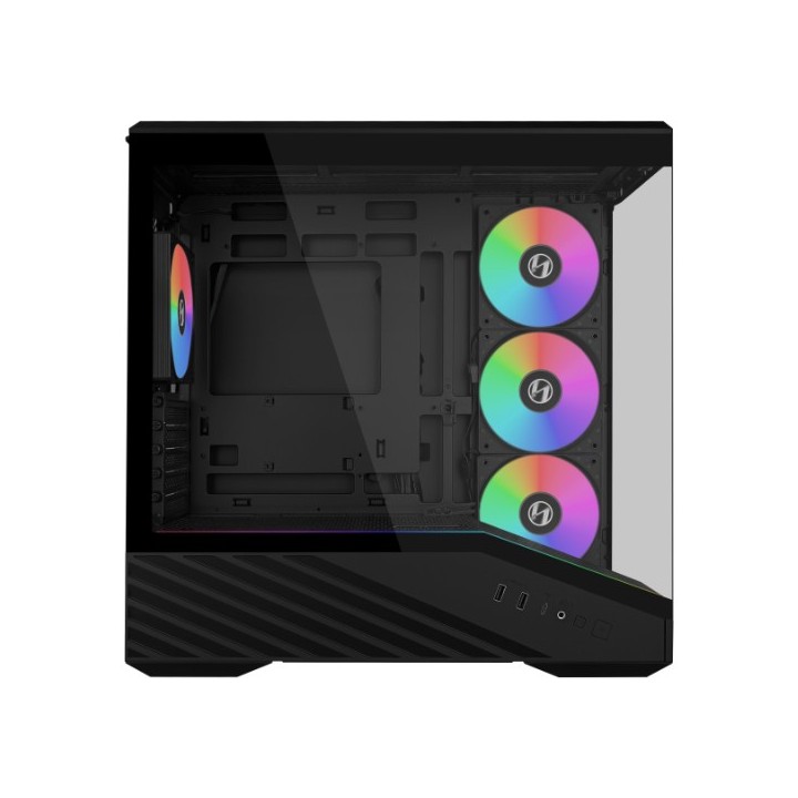LIAN LI Vector V100 MINI – Boîtier compact mATX en verre trempé, éclairage ARGB