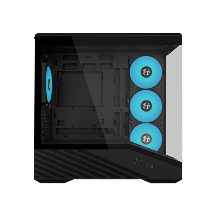 LIAN LI Vector V100 MINI – Boîtier compact mATX en verre trempé, éclairage ARGB