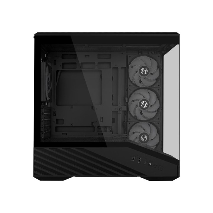 LIAN LI Vector V100 MINI – Boîtier compact mATX en verre trempé, éclairage ARGB