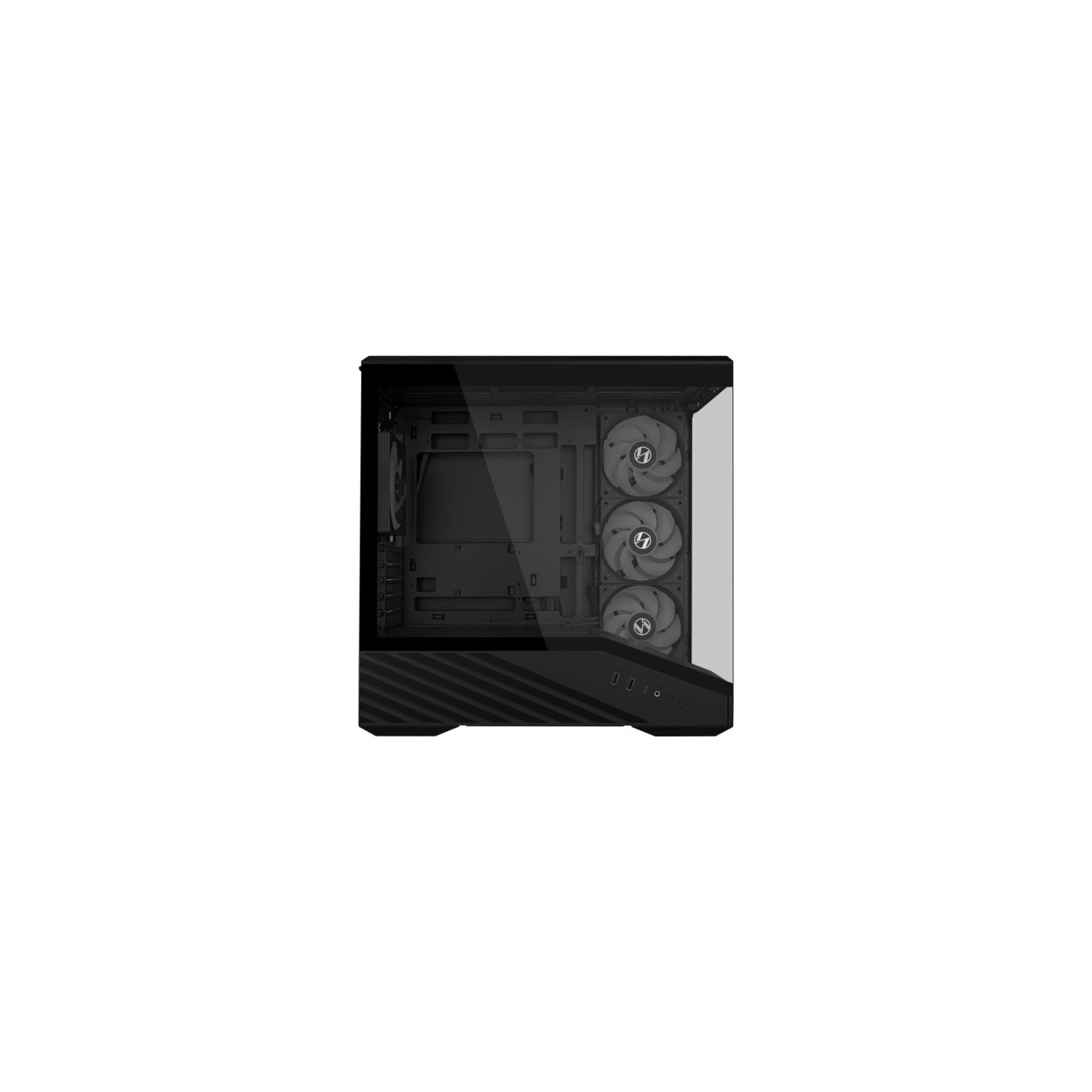 LIAN LI Vector V100 MINI – Boîtier compact mATX en verre trempé, éclairage ARGB