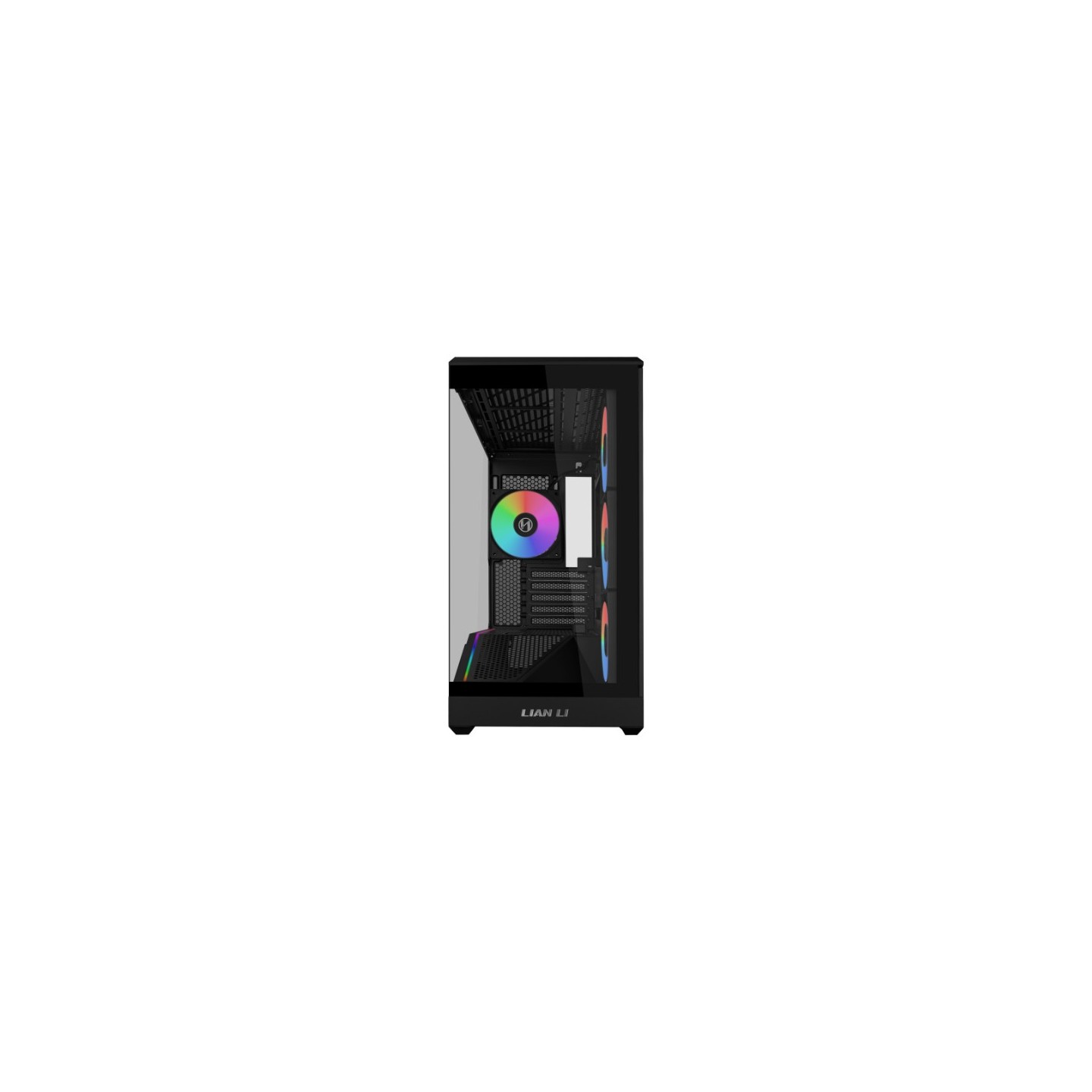 LIAN LI Vector V100 MINI – Boîtier compact mATX en verre trempé, éclairage ARGB