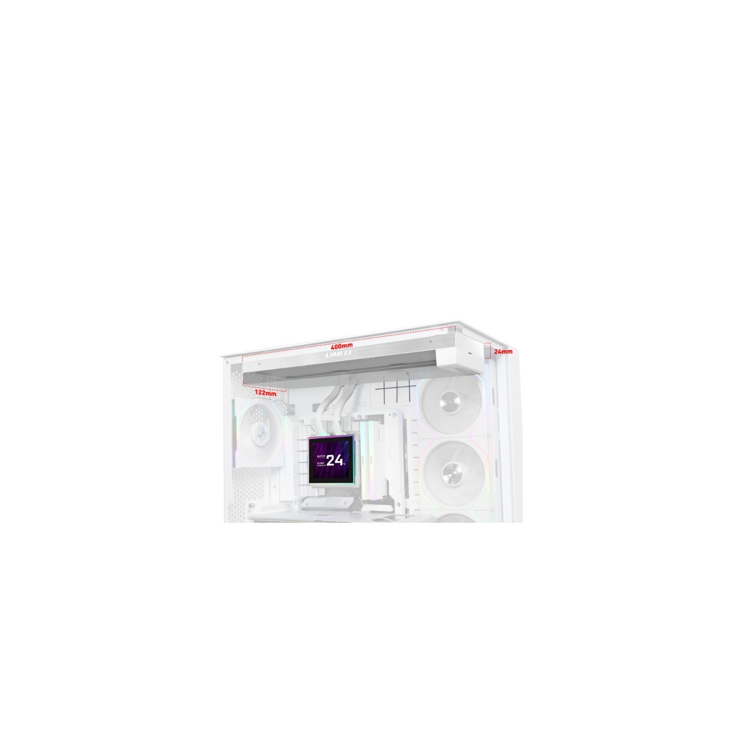 LIAN LI HydroShift II LCD-S – Watercooling AIO 360 mm avec écran LCD 3,4″