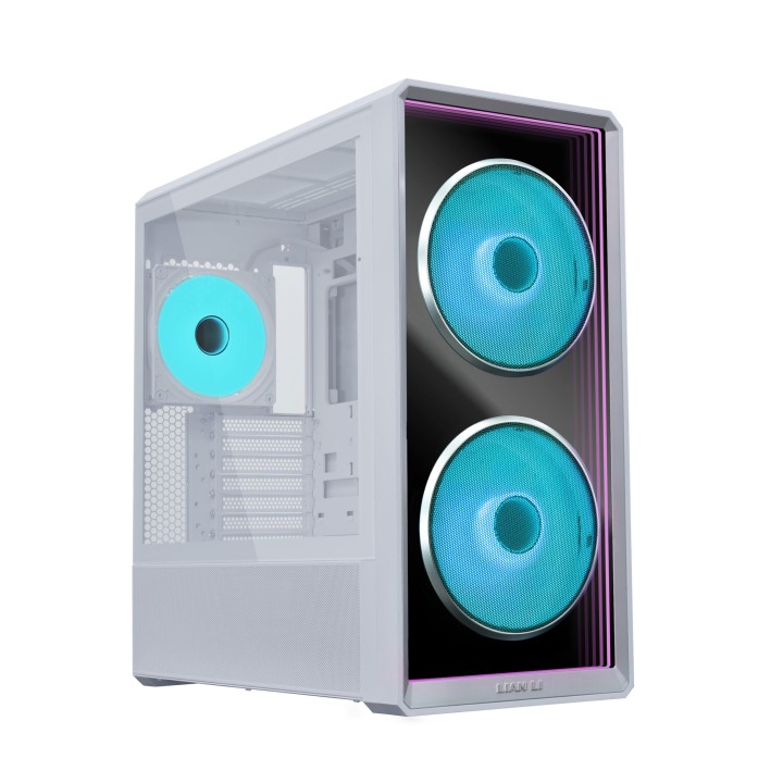 LIAN LI LANCOOL 217 INF – Boîtier moyen tour E-ATX en verre trempé, infinity mirror