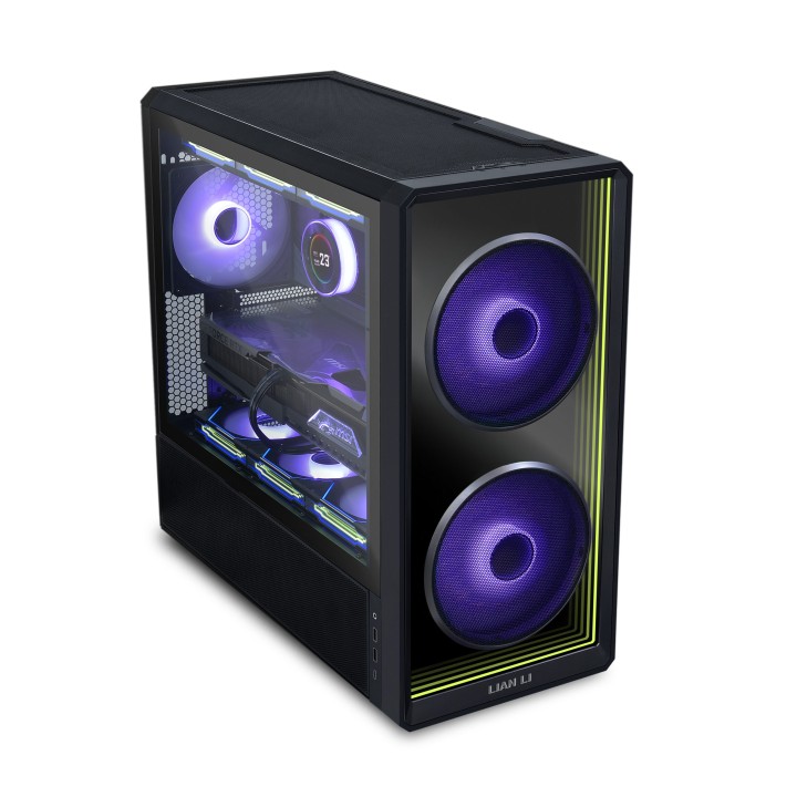 LIAN LI LANCOOL 217 INF – Boîtier moyen tour E-ATX en verre trempé, infinity mirror