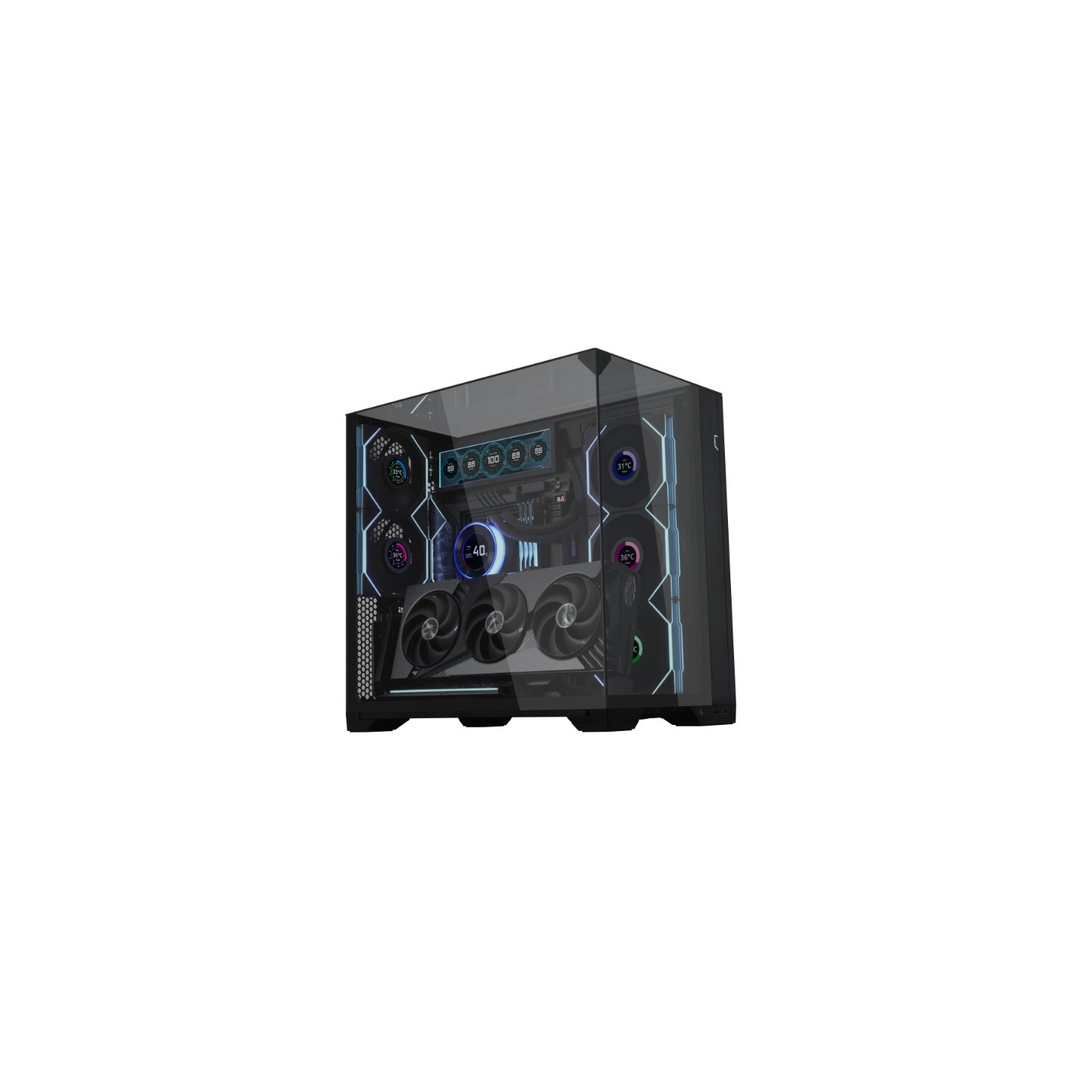 LIAN LI Vertical GPU Kit VG4v3 – Support GPU vertical 4 slots avec riser PCIe 5.0