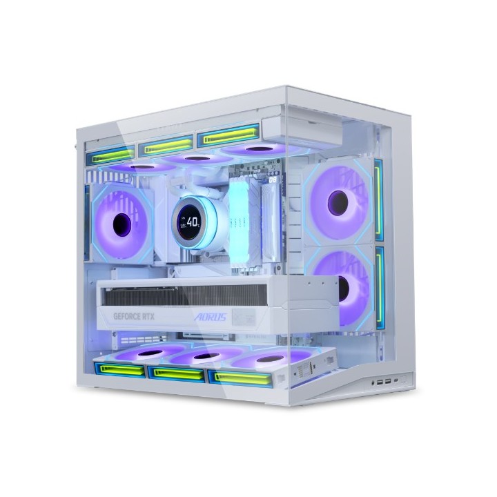 LIAN LI O11 Dynamic Mini V2 – Boîtier compact ATX 45,38 L en verre trempé