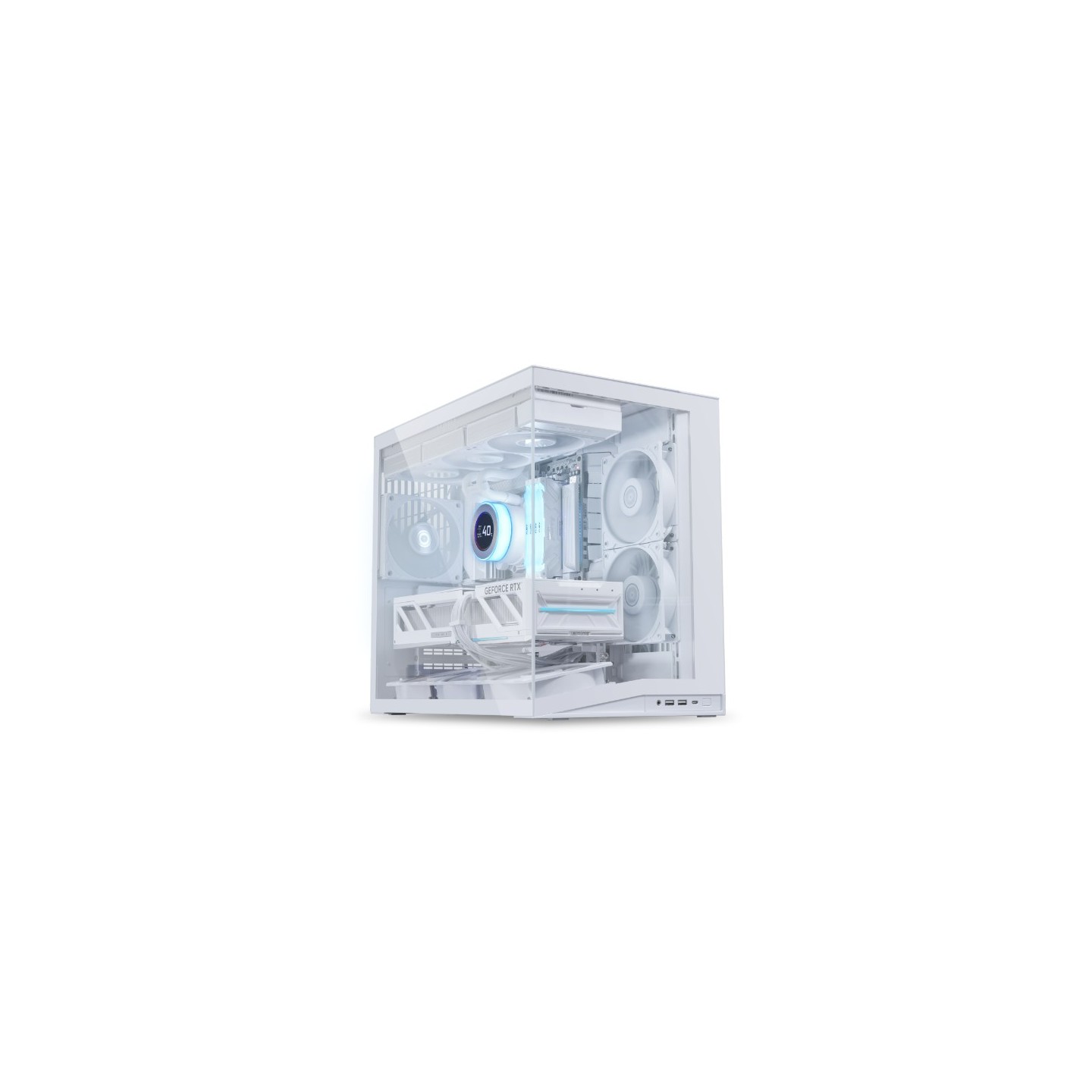 LIAN LI O11 Dynamic Mini V2 – Boîtier compact ATX 45,38 L en verre trempé