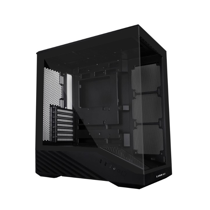 LIAN LI Vector V100 – Boîtier moyen tour en verre trempé avec éclairage ARGB