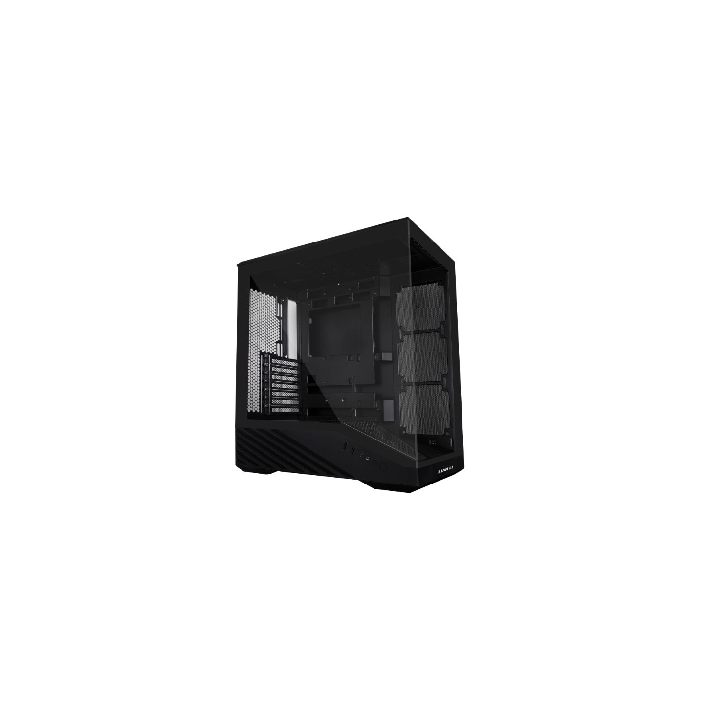 LIAN LI Vector V100 – Boîtier moyen tour en verre trempé avec éclairage ARGB