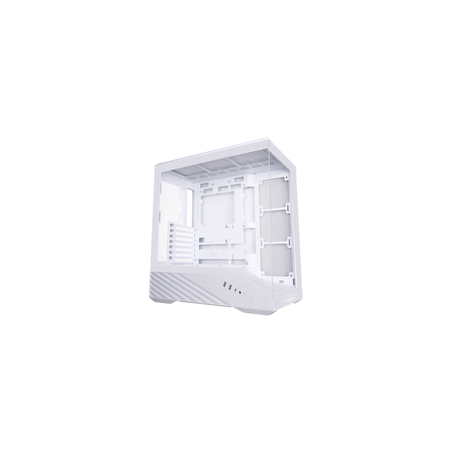 LIAN LI Vector V100 – Boîtier moyen tour en verre trempé avec éclairage ARGB