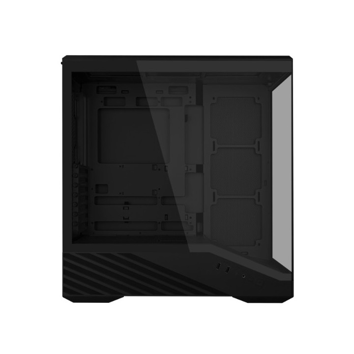 LIAN LI Vector V100 – Boîtier moyen tour en verre trempé avec éclairage ARGB