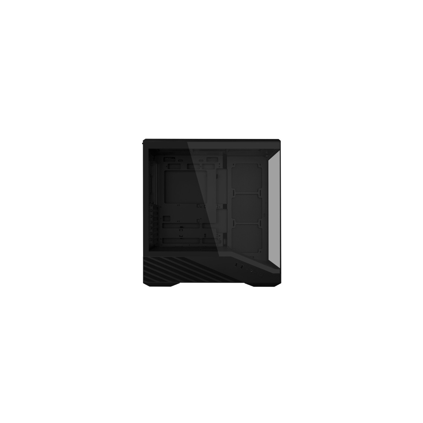 LIAN LI Vector V100 – Boîtier moyen tour en verre trempé avec éclairage ARGB