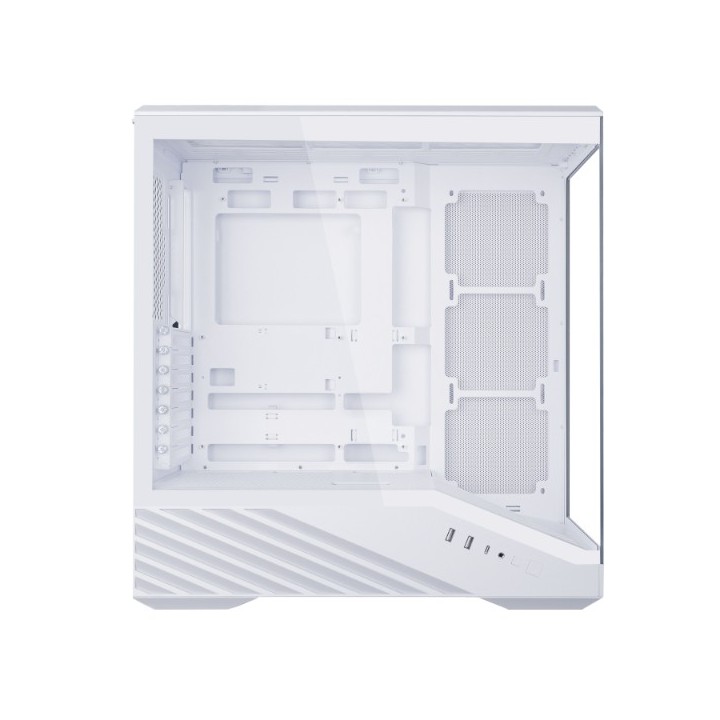 LIAN LI Vector V100 – Boîtier moyen tour en verre trempé avec éclairage ARGB