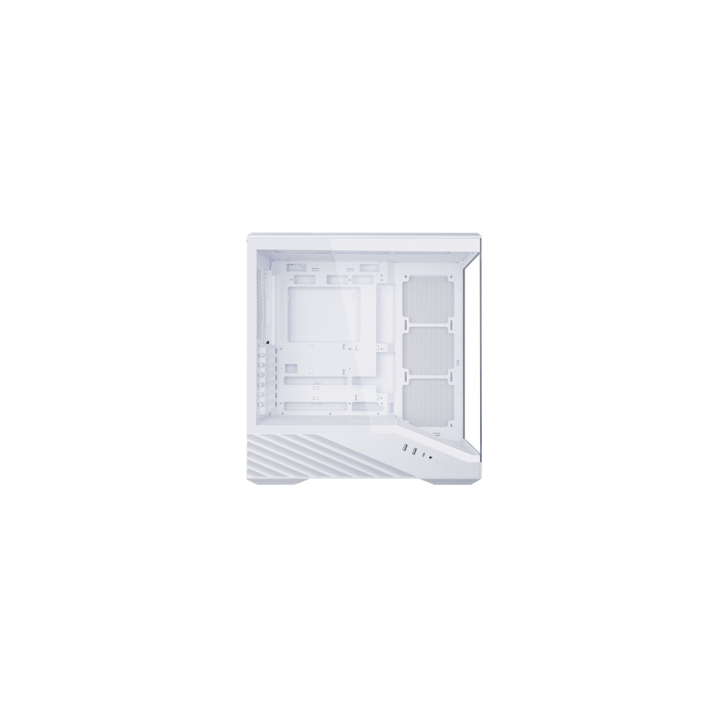 LIAN LI Vector V100 – Boîtier moyen tour en verre trempé avec éclairage ARGB
