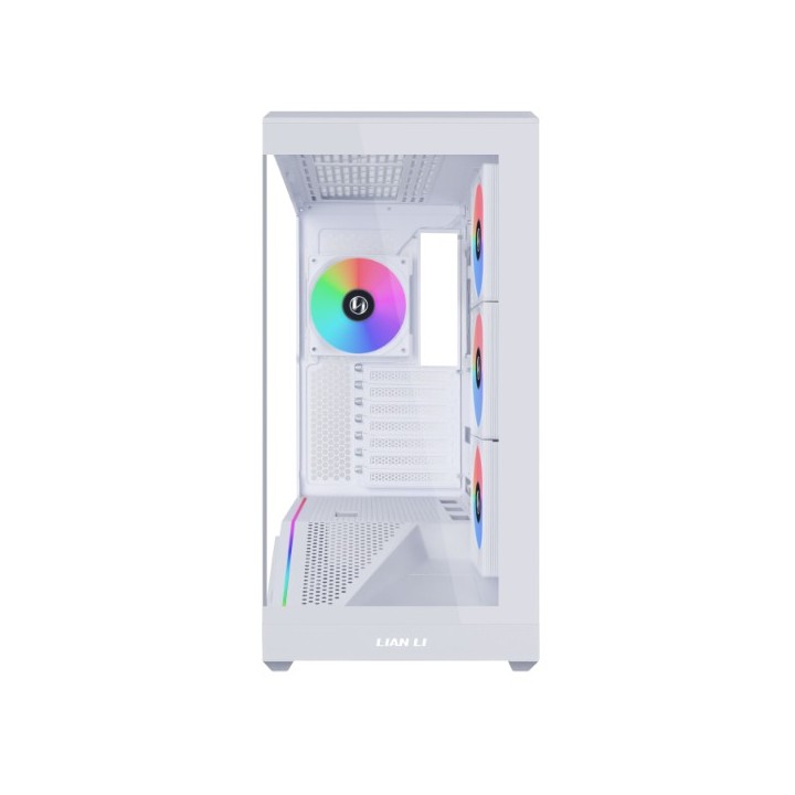 LIAN LI Vector V100 – Boîtier moyen tour en verre trempé avec éclairage ARGB