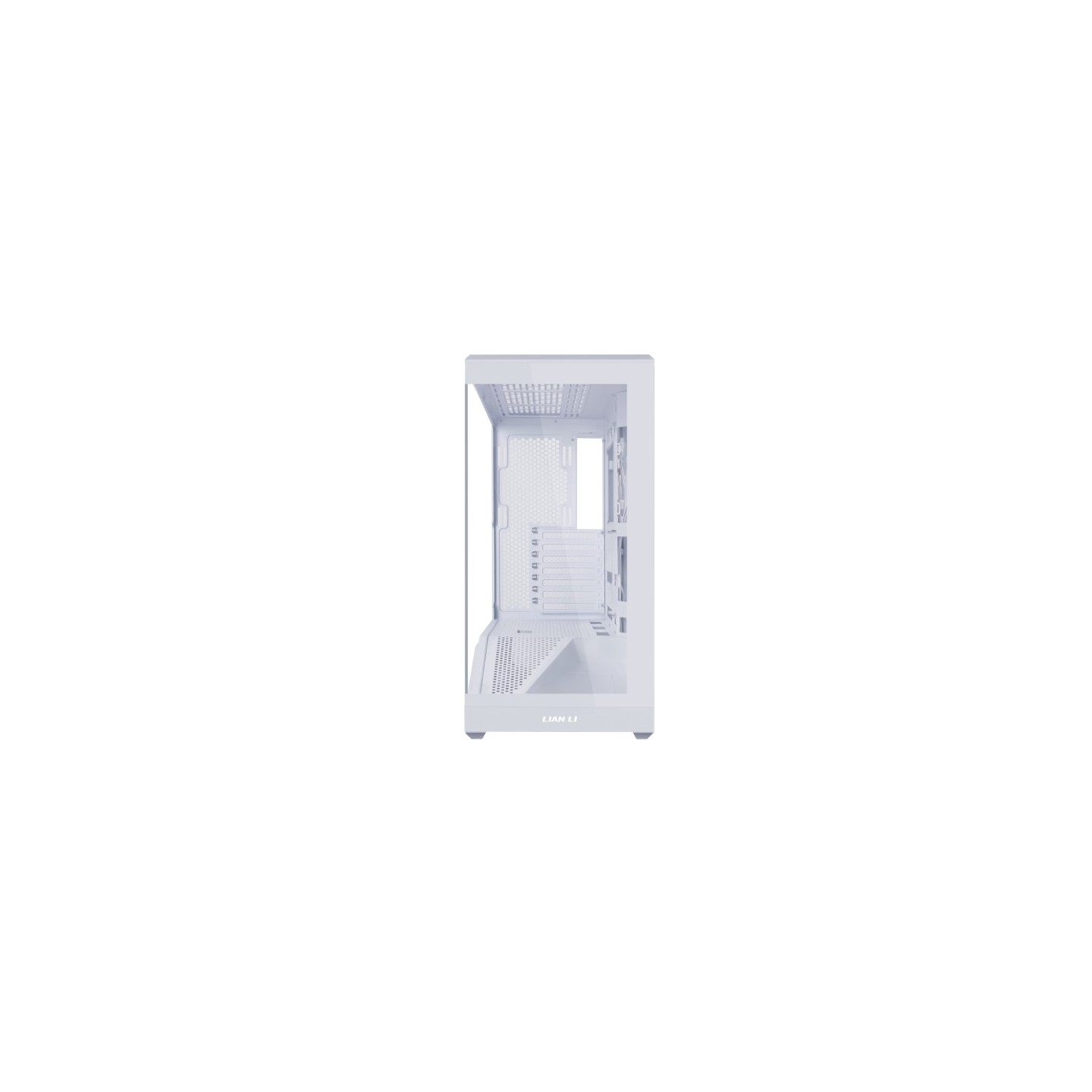 LIAN LI Vector V100 – Boîtier moyen tour en verre trempé avec éclairage ARGB