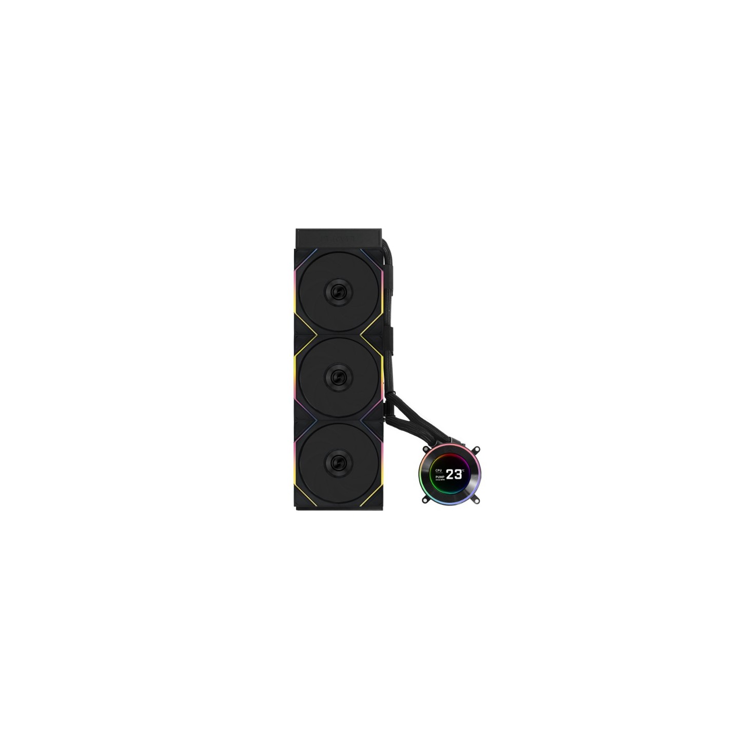 LIAN LI HydroShift II LCD-C – Watercooling AIO 360 mm avec écran LCD 2,1″