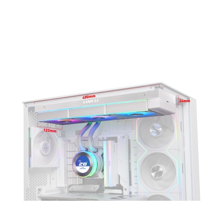 LIAN LI HydroShift II LCD-C – Watercooling AIO 360 mm avec écran LCD 2,1″