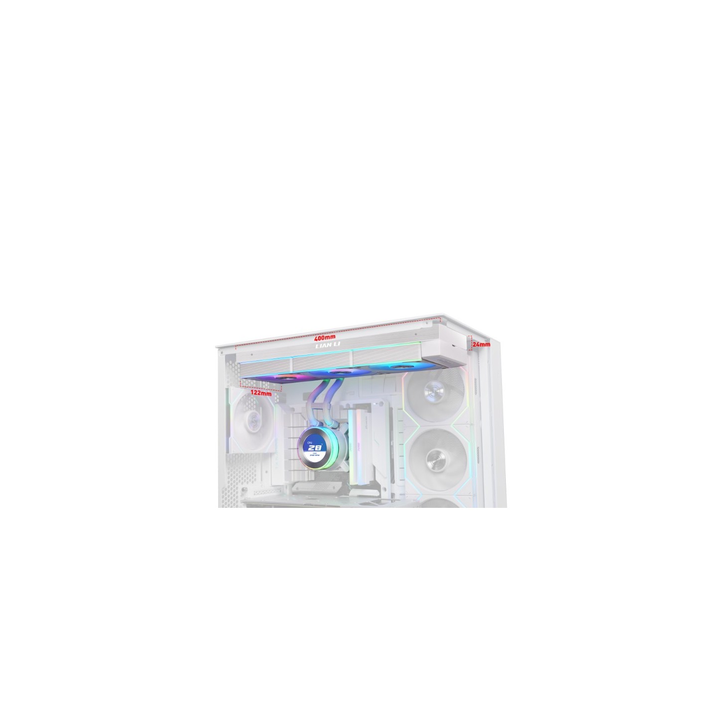 LIAN LI HydroShift II LCD-C – Watercooling AIO 360 mm avec écran LCD 2,1″