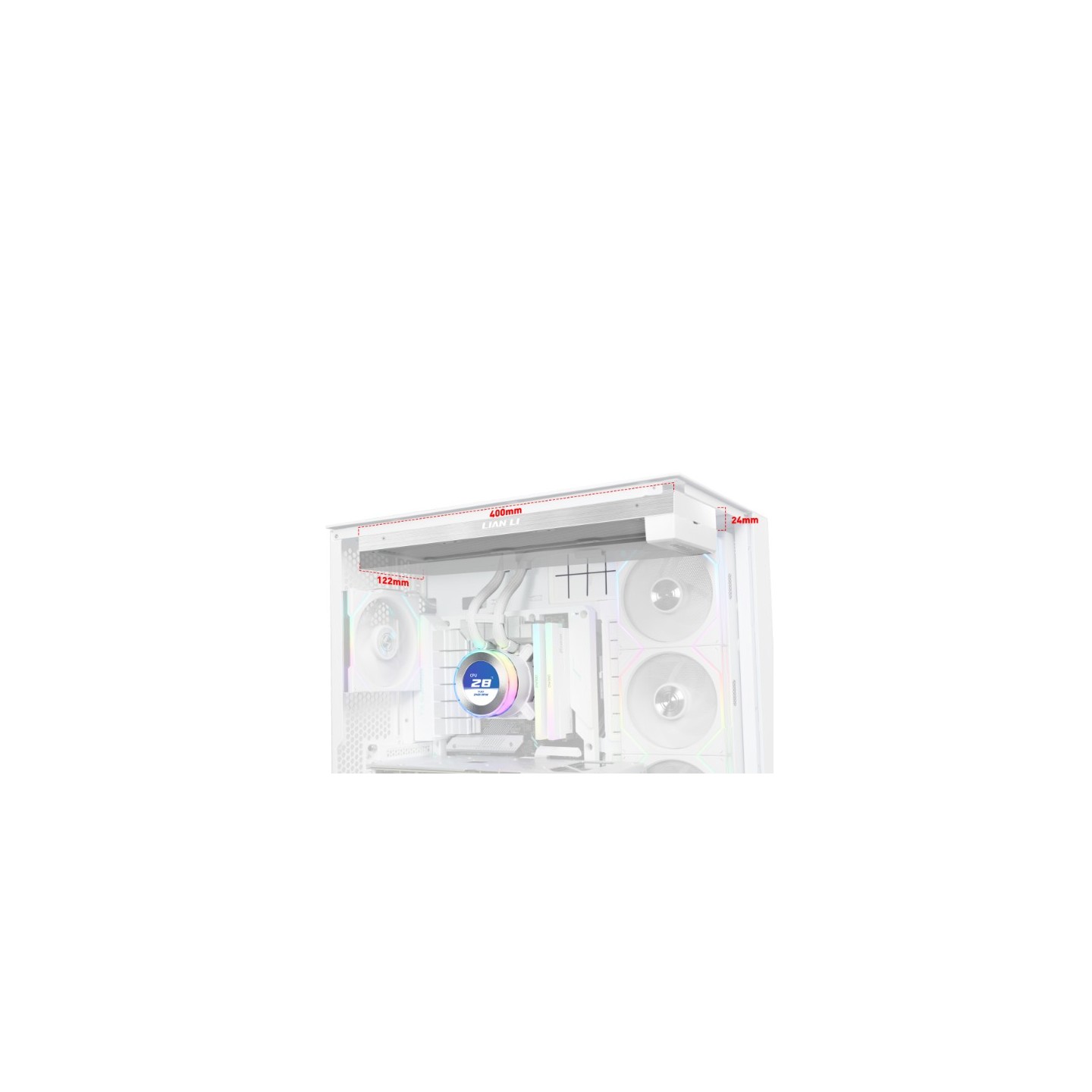 LIAN LI HydroShift II LCD-C – Watercooling AIO 360 mm avec écran LCD 2,1″