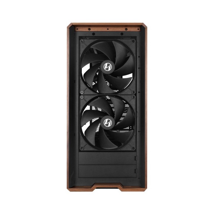 LIAN LI LANCOOL 217 – Boîtier moyen tour E-ATX en verre trempé, façade bois
