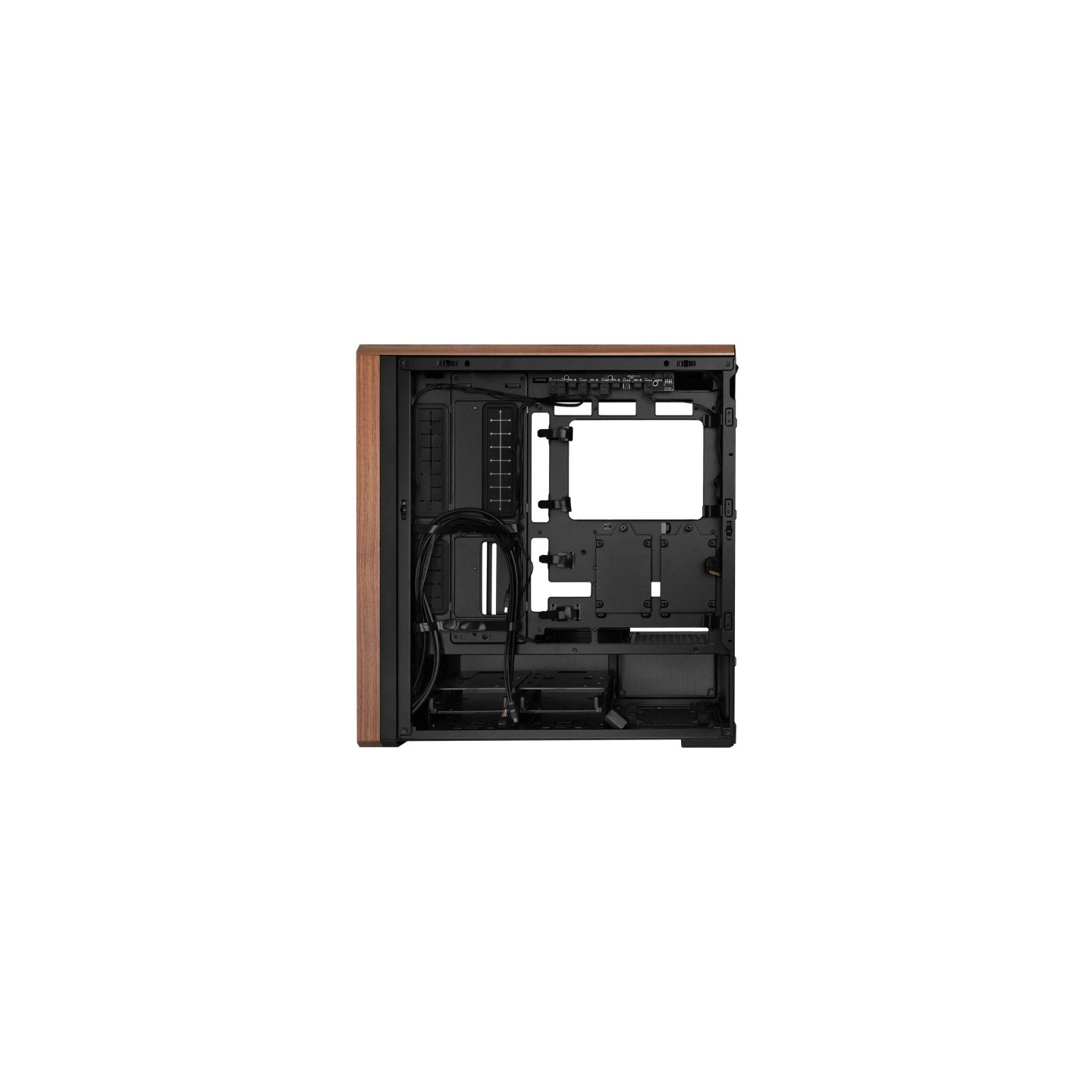 LIAN LI LANCOOL 217 – Boîtier moyen tour E-ATX en verre trempé, façade bois