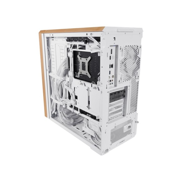 LIAN LI LANCOOL 217 – Boîtier moyen tour E-ATX en verre trempé, façade bois