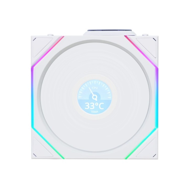 LIAN LI UNI FAN TL Wireless – Ventilateur ARGB sans fil 120 mm avec écran LCD 1,6″