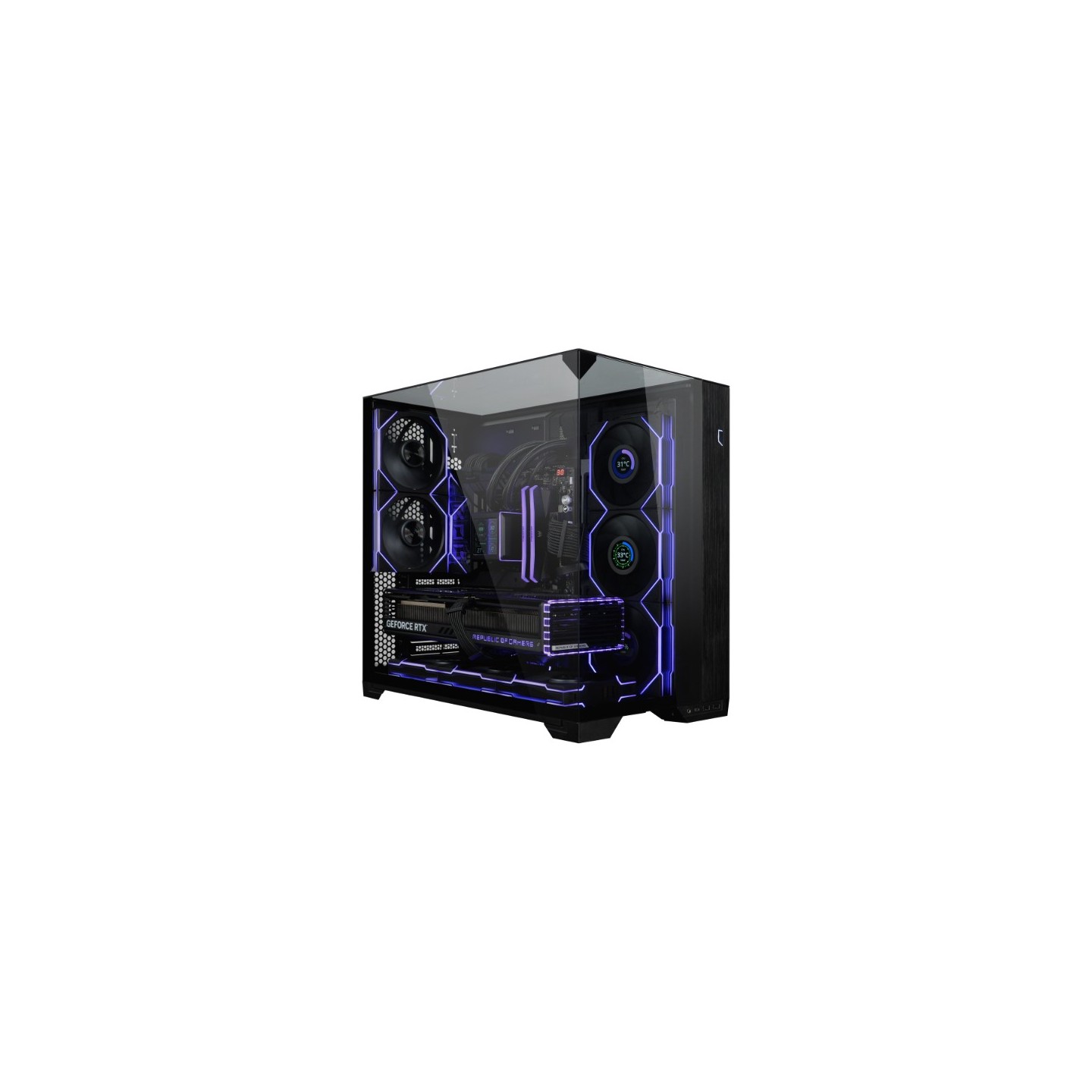 LIAN LI UNI FAN TL Wireless – Ventilateur ARGB sans fil 120 mm avec écran LCD 1,6″