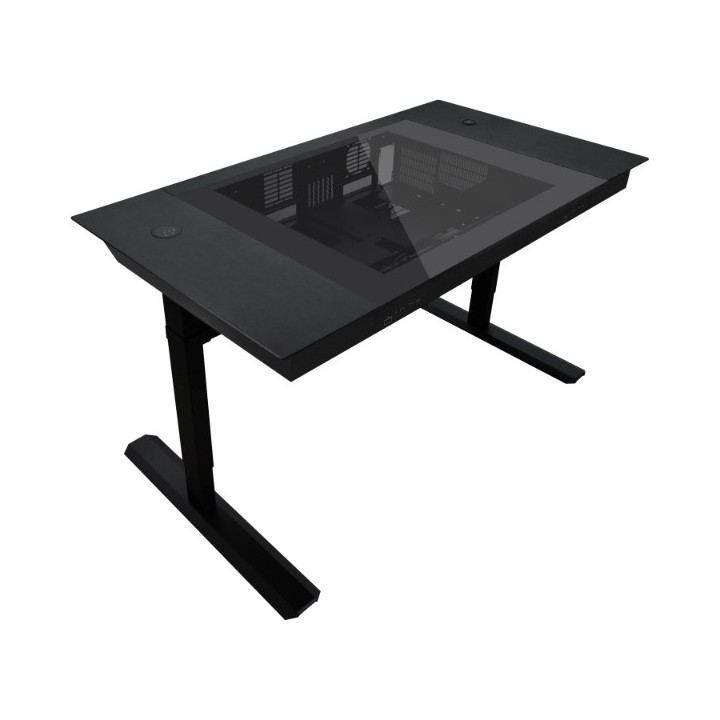 LIAN LI DK07 – Bureau gaming motorisé pour PC simple ou double système