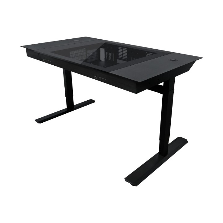 LIAN LI DK07 – Bureau gaming motorisé pour PC simple ou double système