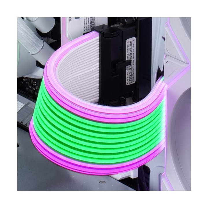 LIAN LI Strimer Wireless – Câble d'extension ARGB sans fil pour carte mère, CPU et GPU