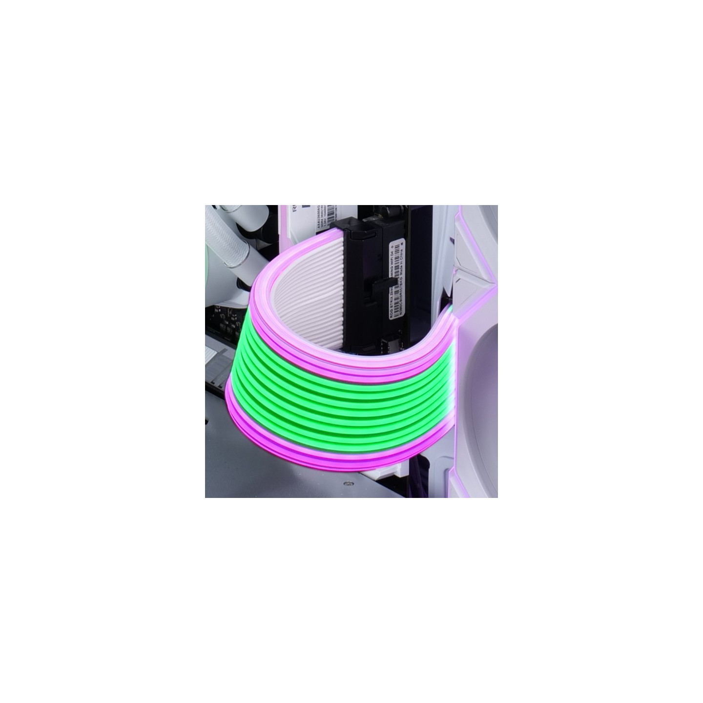 LIAN LI Strimer Wireless – Câble d'extension ARGB sans fil pour carte mère, CPU et GPU